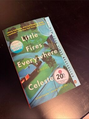 Little Fires Everywhere by Celeste Ng — Green & Teal Paperback